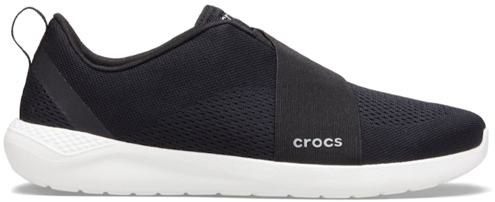 Crocs卡駱馳 LiteRide Modform Slip-On 輕便透氣減震 低幫 跑步鞋 男女同款 黑白 Order Crocs卡駱馳 LiteRide Modform Slip-On 輕便透氣減震 低幫 跑步鞋 男女同款 黑白