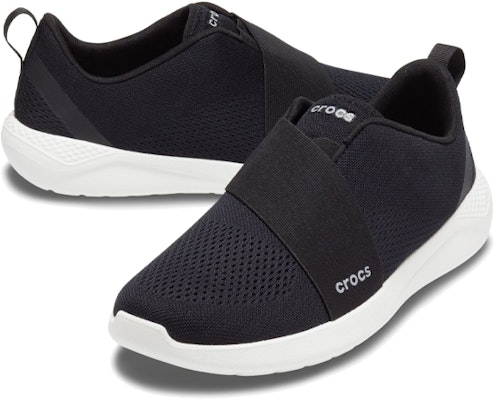 Crocs LiteRide Modform Slip-On 'Black White' 206069-066 Shop Crocs LiteRide Modform Slip-On 'Black White' 206069-066