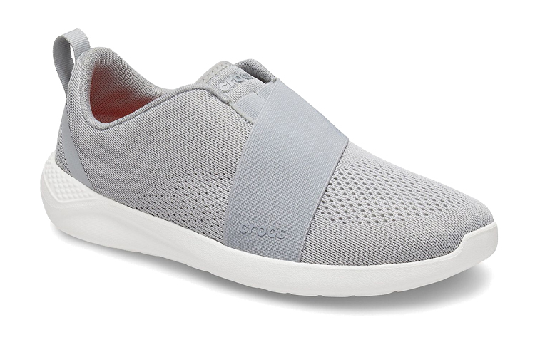 Lookbook Crocs LiteRide Modform Scarpe Slip-On ''Grigio Bianco'' 206069-00J