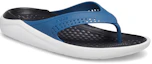 Lookbook Crocs LiteRide Outdoor Beach Flip-Flops Black Blue 205182-4SB