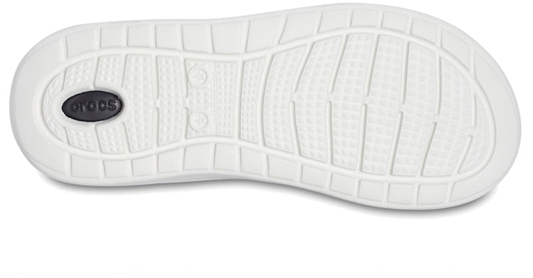 Crocs LiteRide Outdoor Beach Flip-Flops Black Blue 205182-4SB Sizing Crocs LiteRide Outdoor Beach Flip-Flops Black Blue 205182-4SB