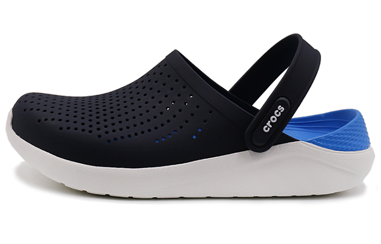 Crocs LiteRide Outdoor Flat Heel Sports Blue Sandals 204592-462