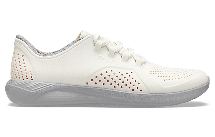 Order Crocs LiteRide Pacer ''Blanc Cassé Gris Ardoise'' 204967-1CS