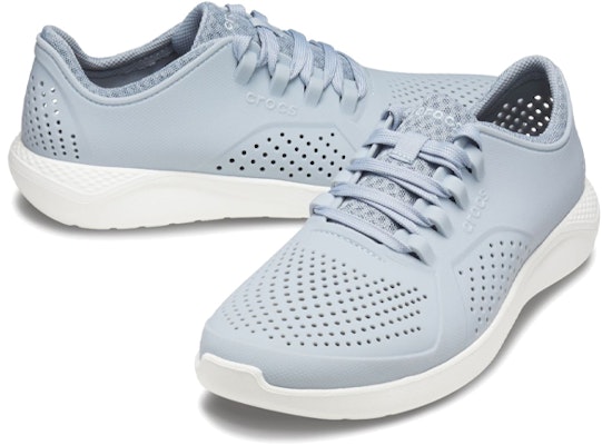 Crocs LiteRide Pacer Sneakers 'Blue White' 204967-0ID Shop Crocs LiteRide Pacer Sneakers 'Blue White' 204967-0ID
