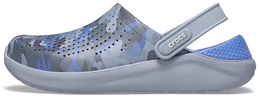 Crocs LiteRide Printed Camo Clogs 'Blue Grey' 206491-4RV Crocs LiteRide Printed Camo Clogs 'Blue Grey' 206491-4RV