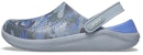 Crocs LiteRide Cetakan Camo Kasut 'Biru Kelabu' 206491-4RV
