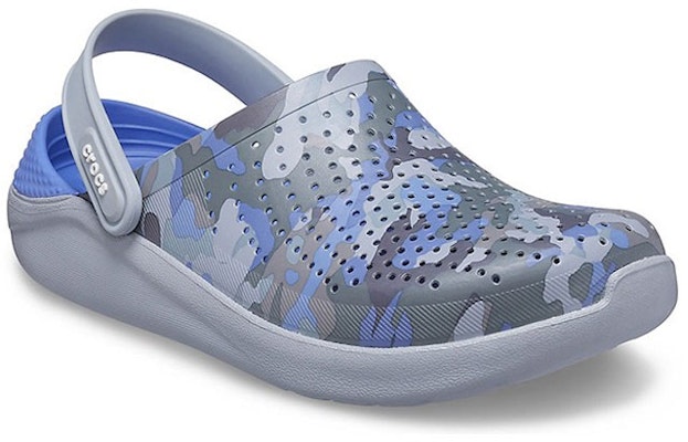 Crocs LiteRide Printed Camo Clogs 'Blue Grey' 206491-4RV Lookbook Crocs LiteRide Printed Camo Clogs 'Blue Grey' 206491-4RV