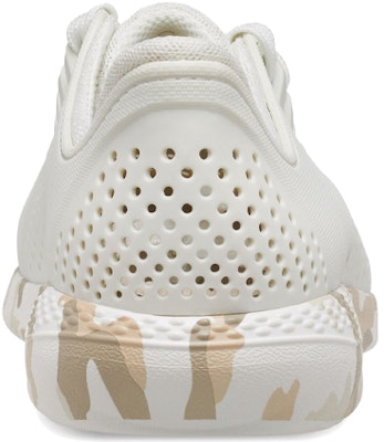 Crocs LiteRide Printed Camo Pacer Sneakers 'White Tan' 207286-1CN Details for Crocs LiteRide Printed Camo Pacer Sneakers 'White Tan' 207286-1CN