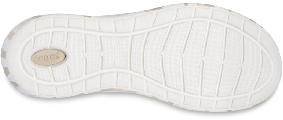Crocs LiteRide Printed Camo Pacer Sneakers 'White Tan' 207286-1CN Sizing Crocs LiteRide Printed Camo Pacer Sneakers 'White Tan' 207286-1CN