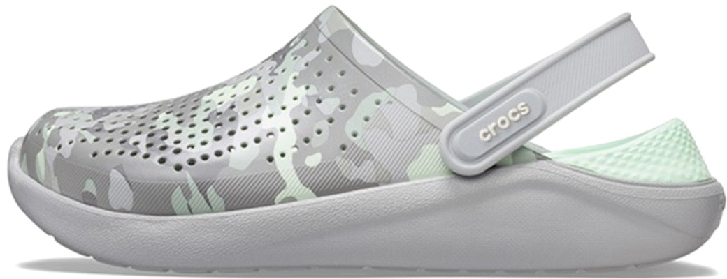 Crocs LiteRide Printing Sandals Gray Green 206491-3TO Buy Crocs LiteRide Printing Sandals Gray Green 206491-3TO
