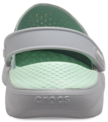 Crocs LiteRide Printing Sandals Gray Green 206491-3TO Shop Crocs LiteRide Printing Sandals Gray Green 206491-3TO
