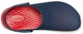 Sandal Pantai Crocs LiteRide Unisex Biru Merah 204592-4CC