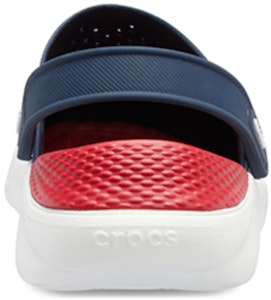 Crocs LiteRide Sandal Pantai Unisex Biru Merah 204592-4CC Shop Crocs LiteRide Sandal Pantai Unisex Biru Merah 204592-4CC