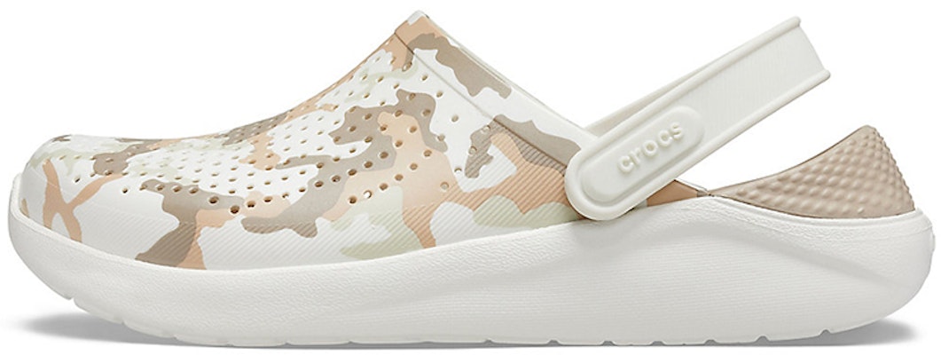 Crocs LiteRide Shoe Camouflage Printing Sandals Beige 206491-1CN Buy Crocs LiteRide Shoe Camouflage Printing Sandals Beige 206491-1CN
