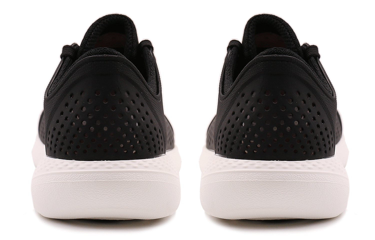 Lookbook Crocs卡駱馳 LiteRide 閃電鞋 休閒 低幫 跑步鞋 男款 黑色
