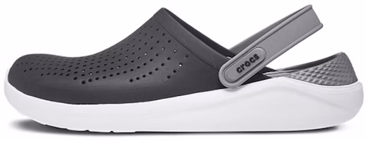 Crocs LiteRide Shoe Sandals Black Smoke Grey Unisex 204592-05M Crocs LiteRide Shoe Sandals Black Smoke Grey Unisex 204592-05M