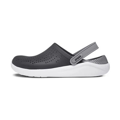 Crocs LiteRide Shoe Sandals Black Smoke Grey Unisex