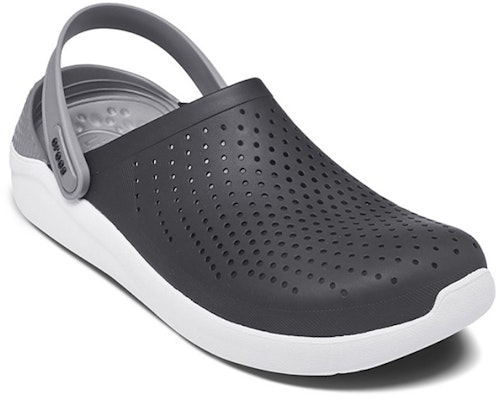 Crocs LiteRide Shoe Sandals Black Smoke Grey Unisex 204592-05M Order Crocs LiteRide Shoe Sandals Black Smoke Grey Unisex 204592-05M