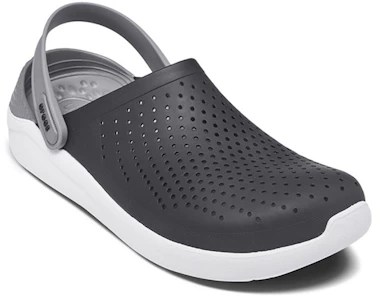 Lookbook Crocs卡駱馳 LiteRide 運動涼鞋 男女同款 黑灰