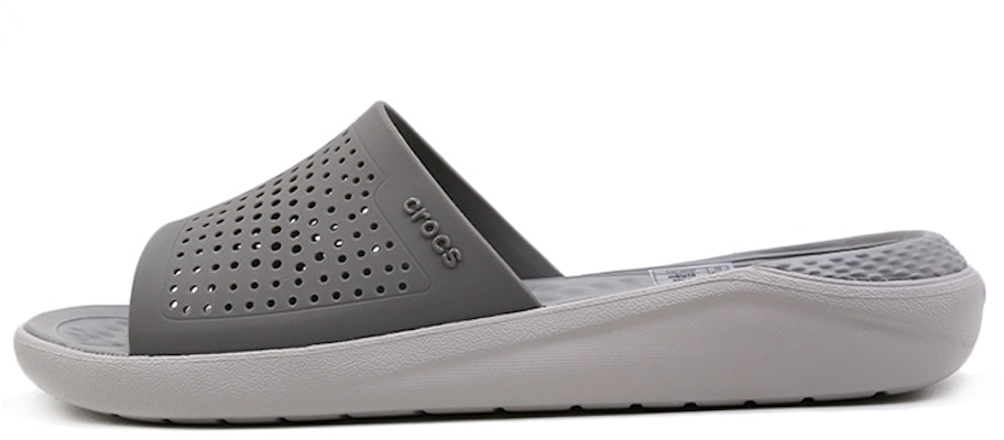 Crocs LiteRide Slides 'Grey' 205183-06J Buy Crocs LiteRide Slides 'Grey' 205183-06J