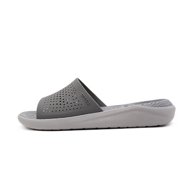 Crocs LiteRide Slides 'Grey'