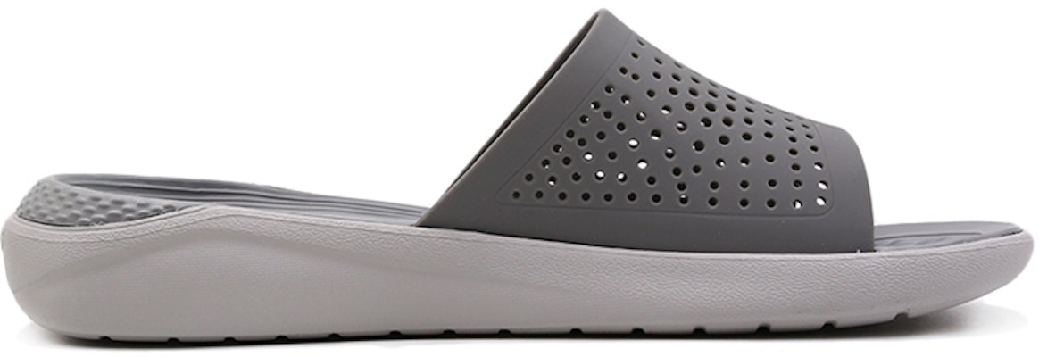 Crocs LiteRide Slides 'Grey' 205183-06J Order Crocs LiteRide Slides 'Grey' 205183-06J