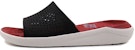 Crocs LiteRide Slides 'Merah Hitam Putih' 205183-066