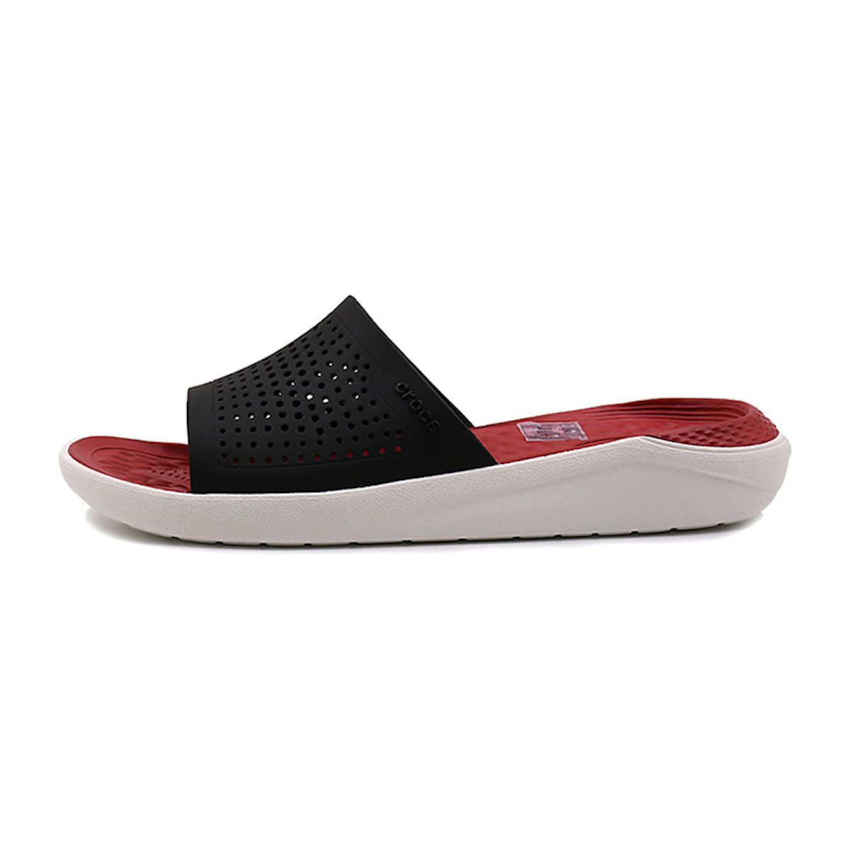 Crocs Lite Ride Red Color Buy Crocs LiteRide Slides 'Red Black White' 205183-066 - Novelship