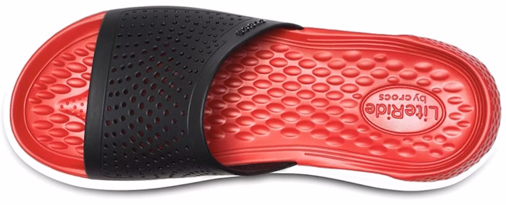 Crocs LiteRide 輕便舒適 戶外沙灘運動拖鞋 黑紅 Purchase Crocs LiteRide 輕便舒適 戶外沙灘運動拖鞋 黑紅