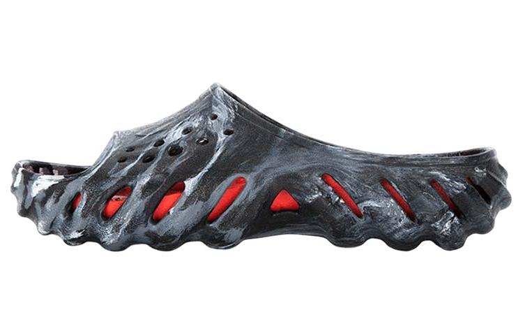 Crocs Marbled Echo Slide 'Black' 208467-0X9