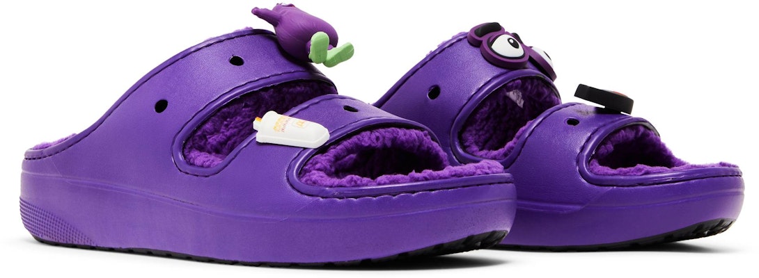 Crocs McDonald's x Classic Cozzzy Sandal 'Grimace' 209392-510 Cheap Crocs McDonald's x Classic Cozzzy Sandal 'Grimace' 209392-510