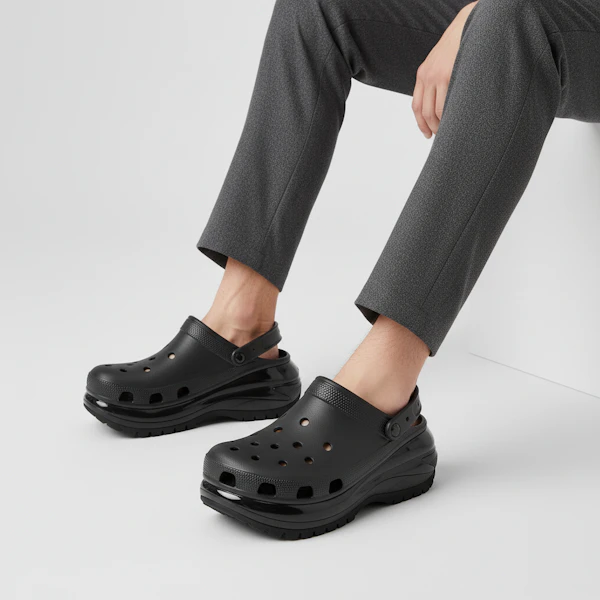 Crocs Mega Crush Clog 'Hitam' 207988-001 Lookbook Crocs Mega Crush Clog 'Hitam' 207988-001