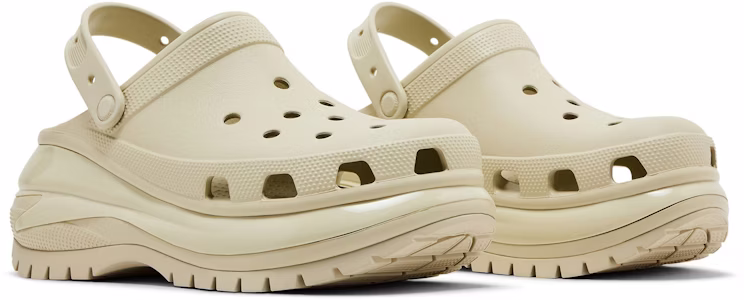 Crocs Mega Crush Clog 'Putih Tulang' 207988-2Y2 Cheap Crocs Mega Crush Clog 'Putih Tulang' 207988-2Y2