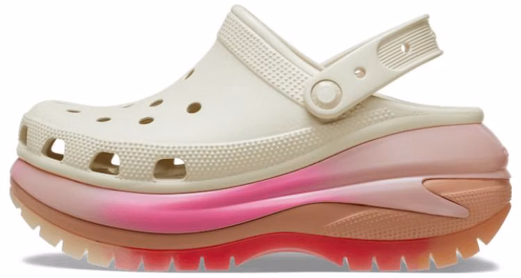Crocs Mega Crush Color Dip Clog 'White Pink' 208988-2Y3 Buy Crocs Mega Crush Color Dip Clog 'White Pink' 208988-2Y3
