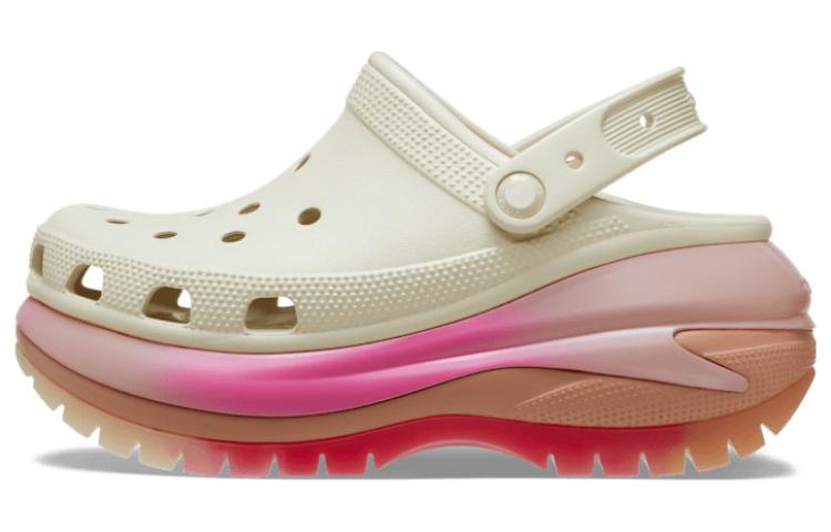 Crocs Mega Crush Color Dip Clog 'White Pink' 208988-2Y3