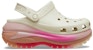 Crocs Mega Crush Color Dip Clog 'Putih Merah Jambu' 208988-2Y3