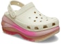 Lookbook Crocs Mega Crush Color Dip Clog 'Putih Merah Jambu' 208988-2Y3
