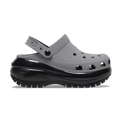 Crocs Mega Crush RF Clogs 'Grey Black'