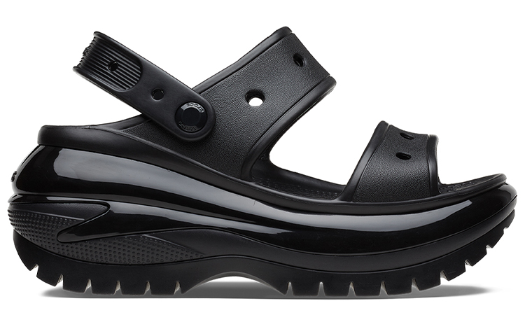 Lookbook Sandal Crocs Mega Crush 'Hitam' 207989-001