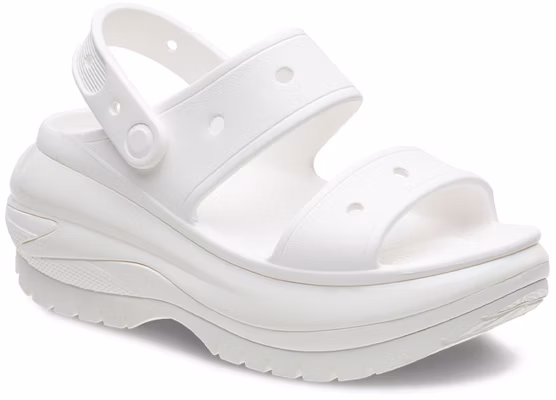 Crocs Mega Crush Sandal 'White' 207989-100 Order Crocs Mega Crush Sandal 'White' 207989-100