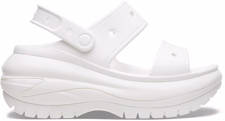 Crocs Mega Crush Sandal 'White' 207989-100 Lookbook Crocs Mega Crush Sandal 'White' 207989-100