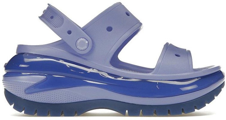Crocs Mega Crush Sandal Moon Jelly 207989-5Q6 Order Crocs Mega Crush Sandal Moon Jelly 207989-5Q6