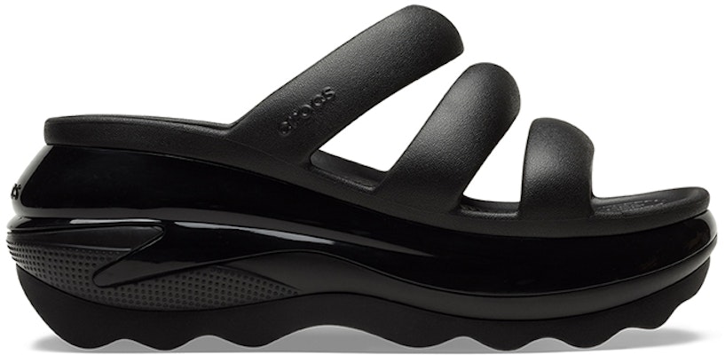 Crocs Mega Crush Triple Strap 'Black' 209842-001 Order Crocs Mega Crush Triple Strap 'Black' 209842-001