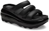 Lookbook Crocs Mega Crush Tali Tiga 'Hitam' 209842-001