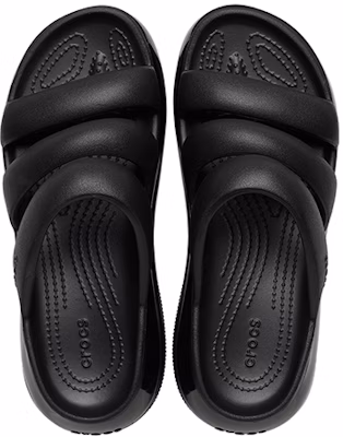 Crocs Mega Crush Triple Strap 'Black' 209842-001 Shop Crocs Mega Crush Triple Strap 'Black' 209842-001