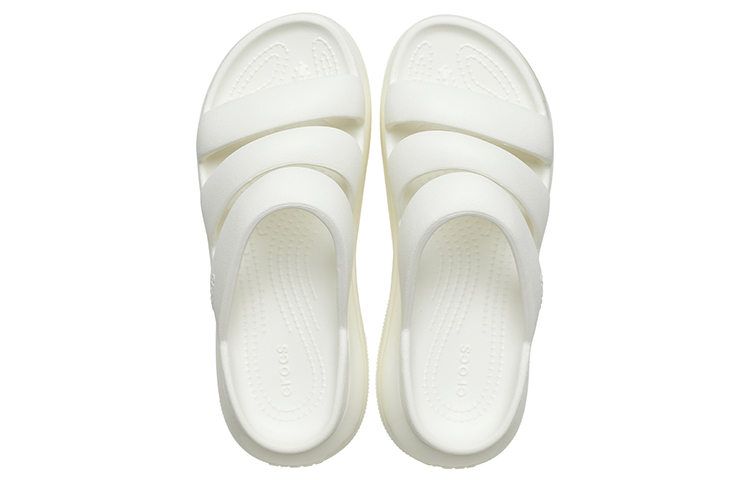 Details for Crocs卡駱馳 經典光輪一字涼拖鞋 女款 粉筆色