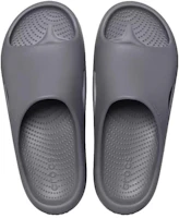 Lookbook Crocs卡駱馳 Mellow 耐磨防滑 一字拖鞋 男女同款 灰色
