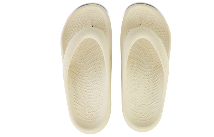 Purchase Crocs卡駱馳 面包人字 运动拖鞋 男女同款 骨白色