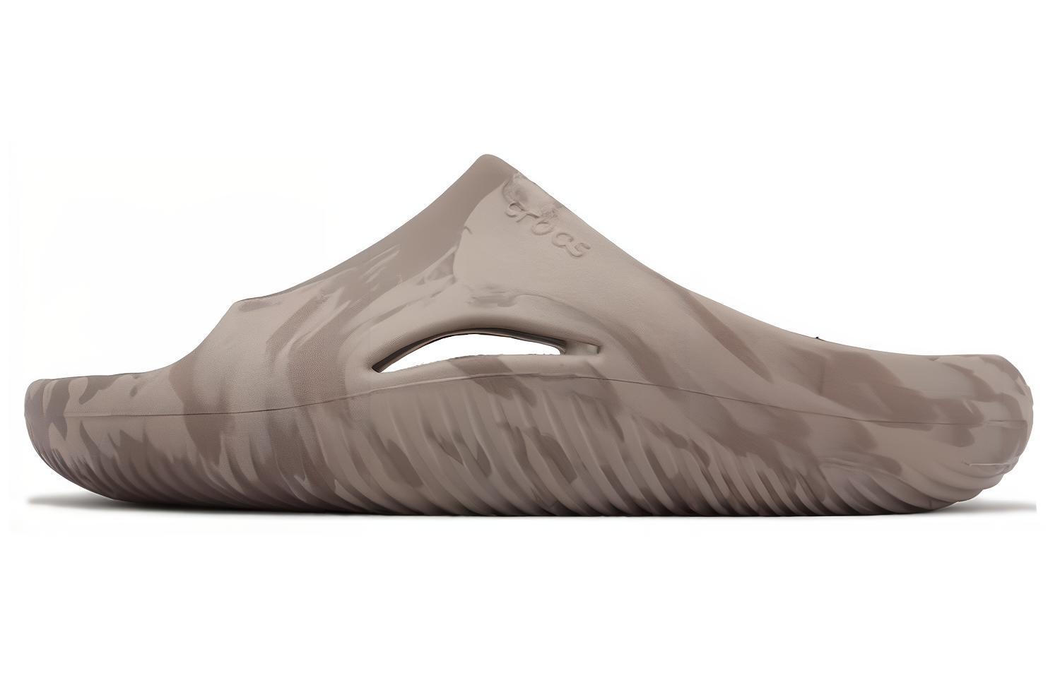 Crocs Mellow Slide 'Marbled - Mushroom Cobblestone' 208579-2V8