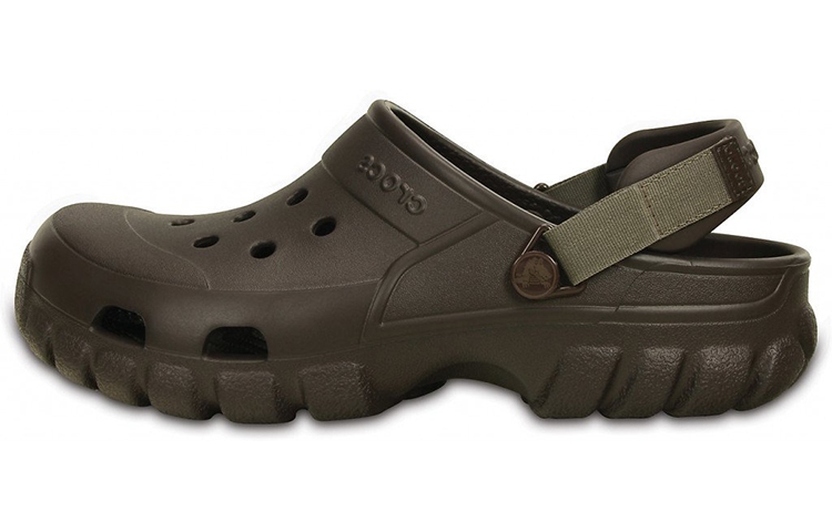 Crocs Minimalistic Wear-Resistant Cozy Sports Unisex Brown Sandals 202651-23B